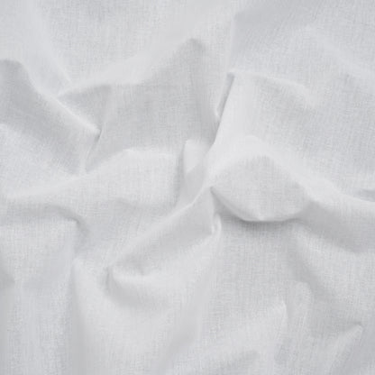 Stiff Woven Cotton Fusible Interlining - White - Deadstock