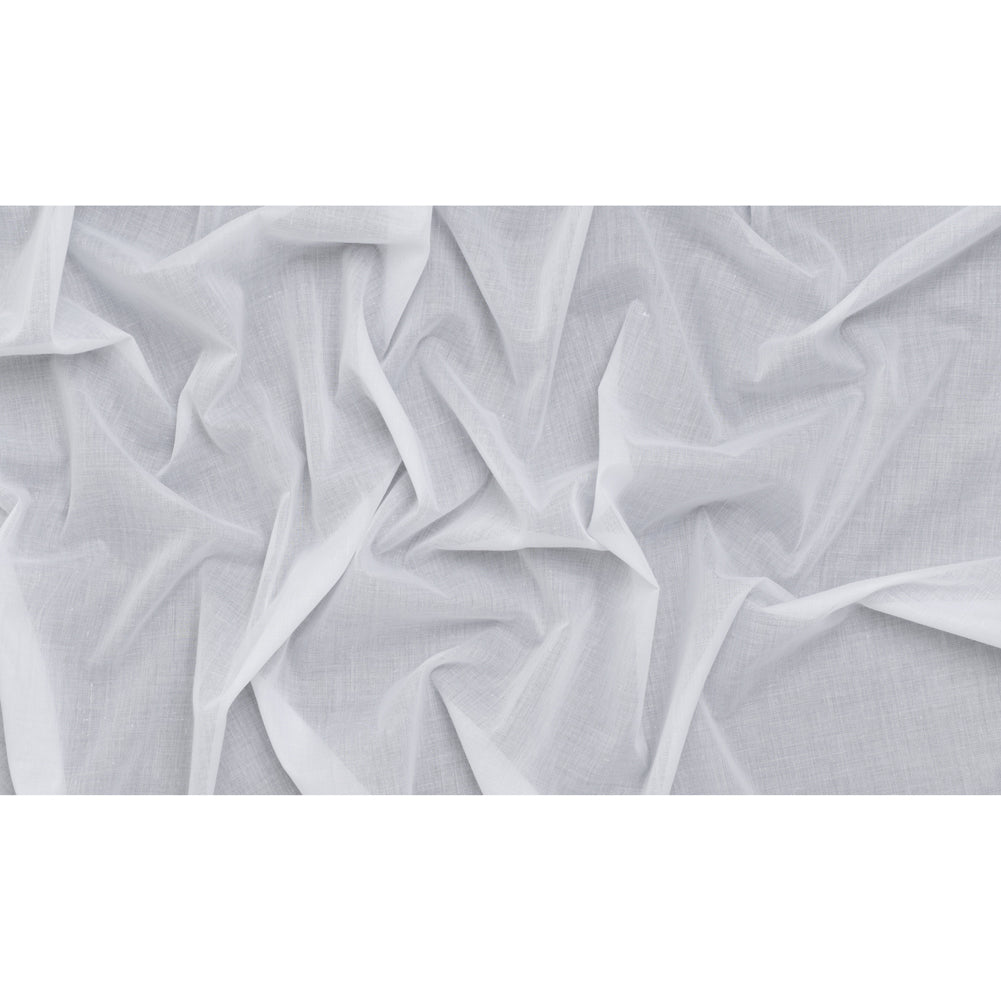 Lightweight Cotton Fusible Woven Interlining - White - Deadstock - Full