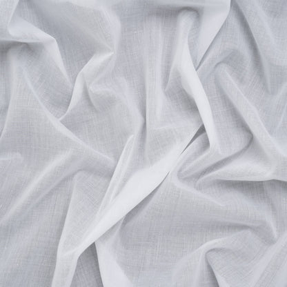 Lightweight Cotton Fusible Woven Interlining - White - Deadstock