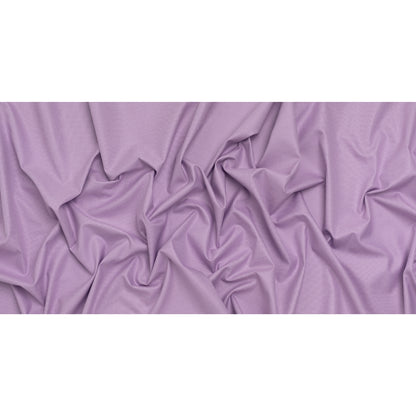Cotton Twill Shirting - Lavender and White Checks - Deadstock