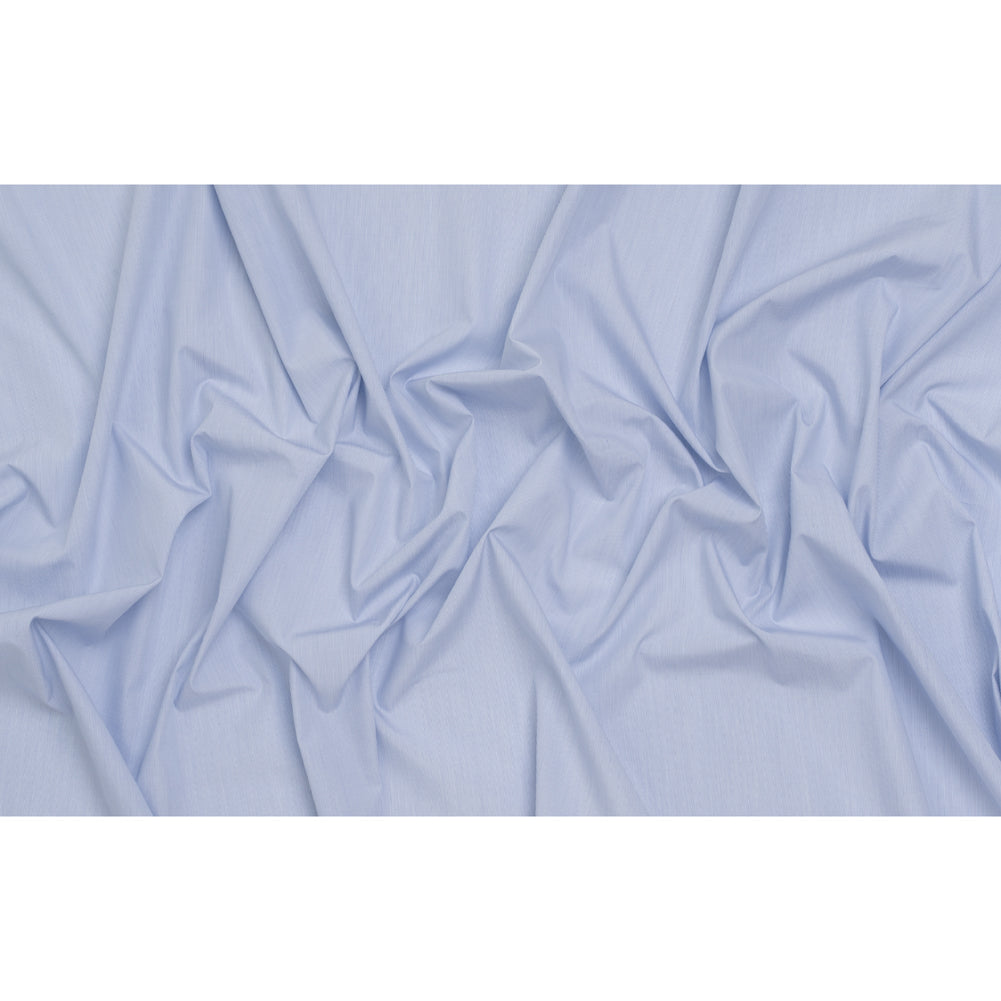 Cotton Shirting - Sky Blue and White Pinstripes - Deadstock - Full