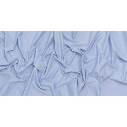 Cotton Oxford Shirting - Light Blue and White - Deadstock Full