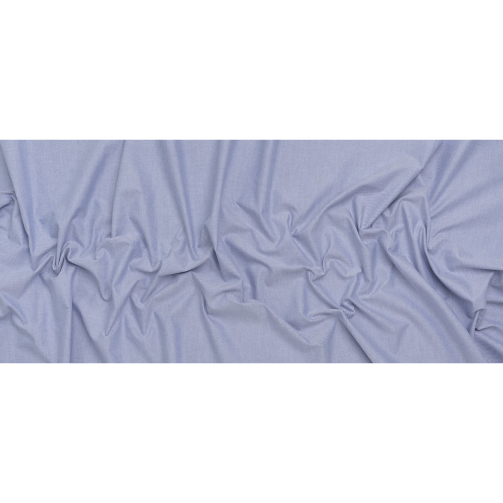 Cotton Oxford Shirting - Marina Blue - Deadstock