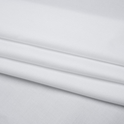Cotton Twill Shirting - Lucent White - Deadstock