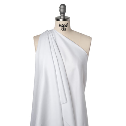 Cotton Twill Shirting - Lucent White - Deadstock