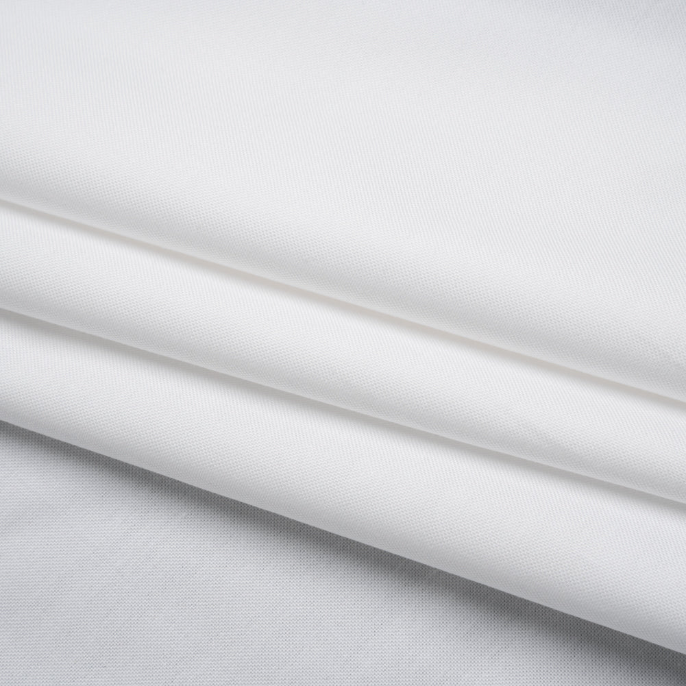 Cotton Oxford Shirting - Snow White - Deadstock