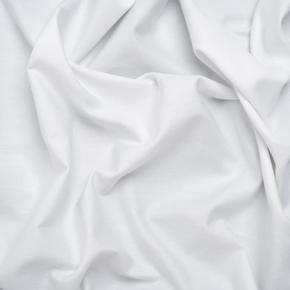 Cotton Oxford Shirting - Snow White - Deadstock