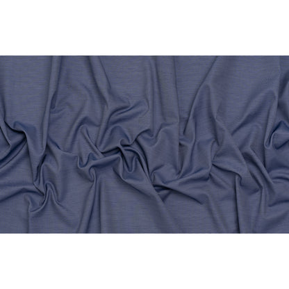 Cotton Shirting - Cobalt Blue and White - Deadstock