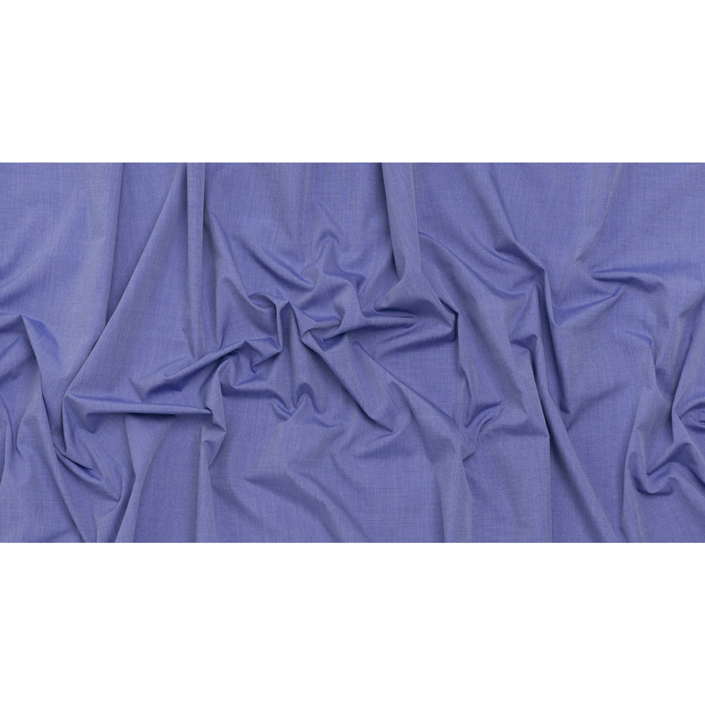 Cotton Shirting - Bright Blue and White - Deadstock - Full
