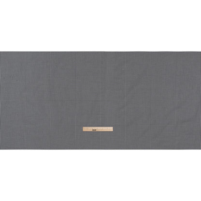 Cotton Shirting - Black and White Checks - Deadstock