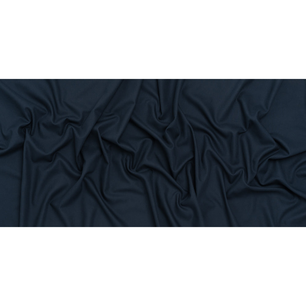 Cotton Twill Shirting - Dark Blue - Deadstock
