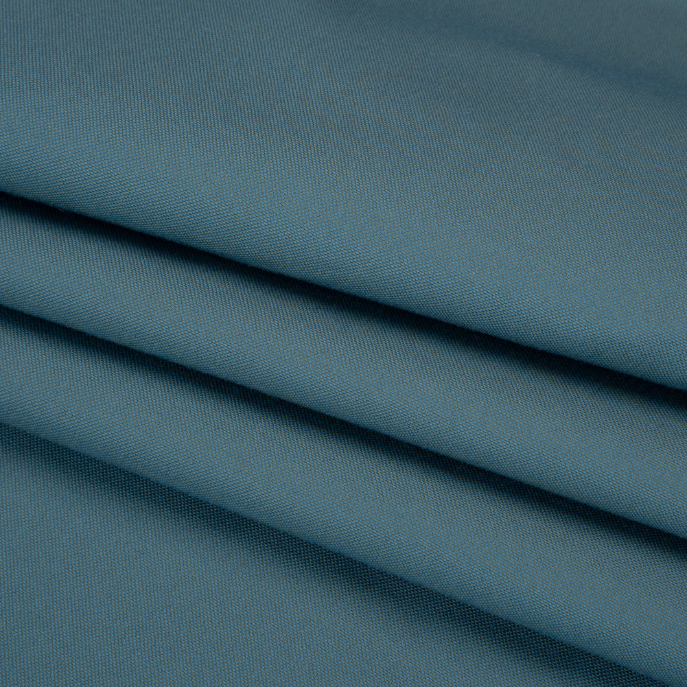 Cotton Oxford Shirting - Country Blue - Deadstock - Folded