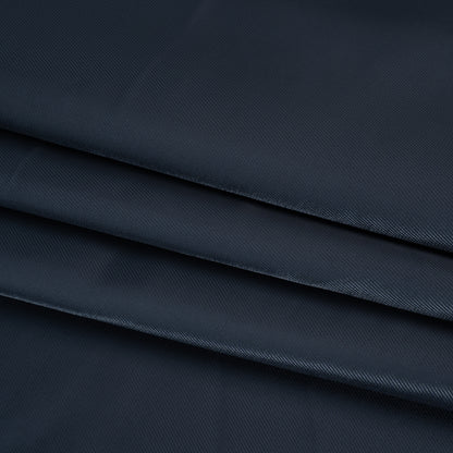 Polyester Twill Lining - Dark Blue - Deadstock