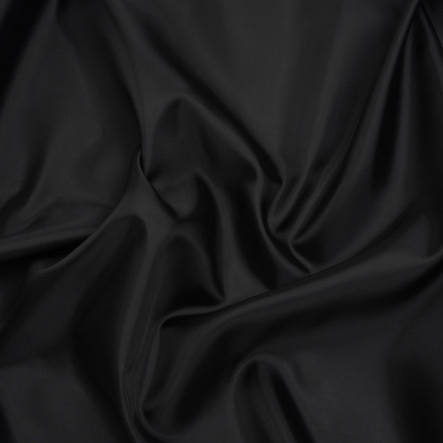 Polyester Lining - Black - Deadstock