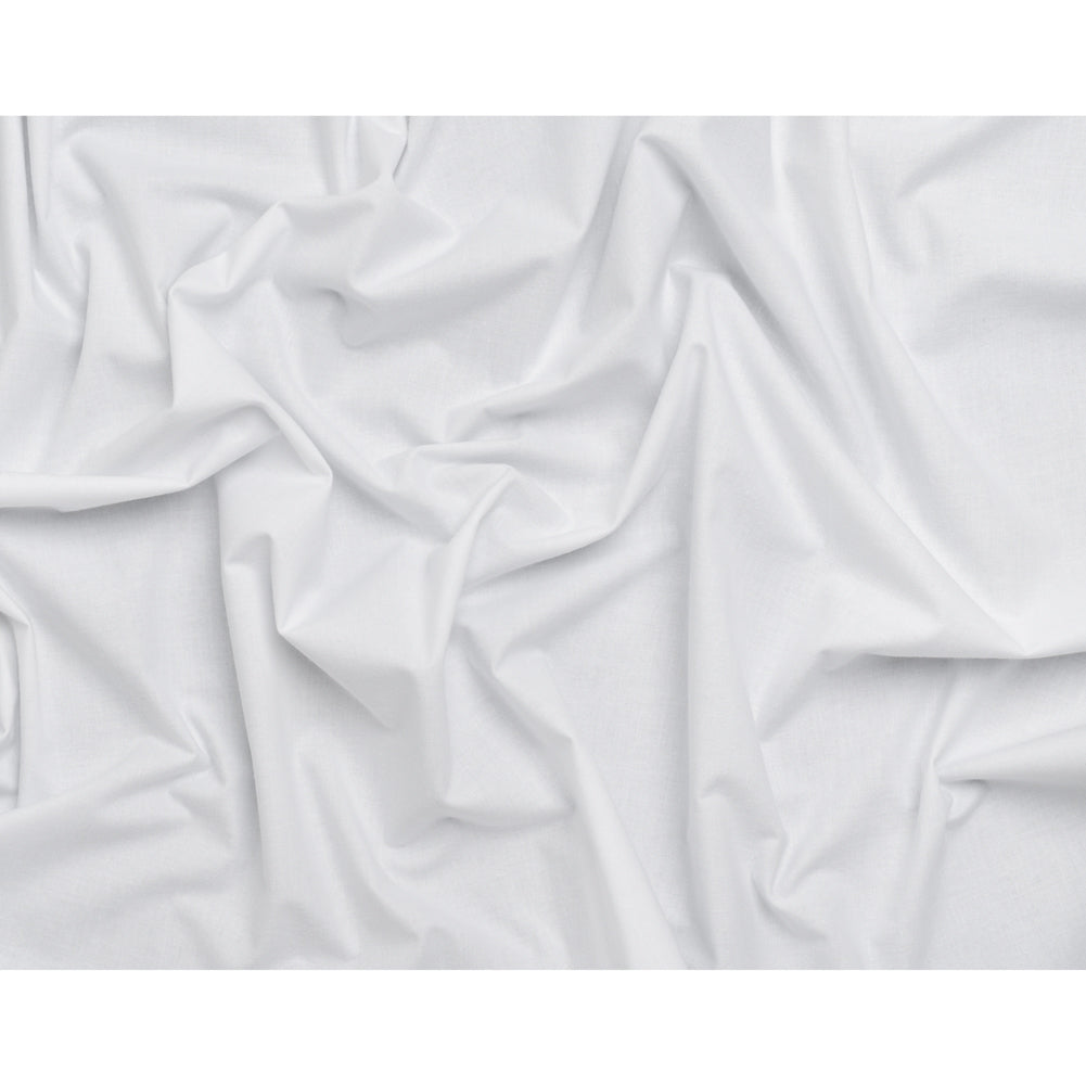 Brushed Cotton Woven Fusible Interlining - White - Deadstock - Full