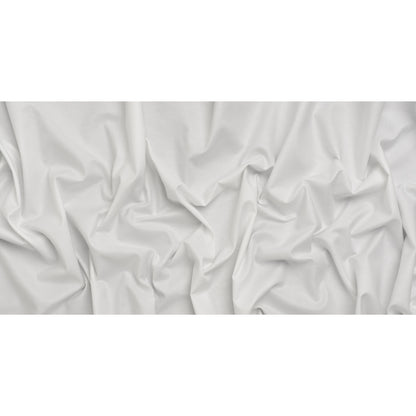 Textured Cotton Woven Shirting - Ivory - Deadstock - Full