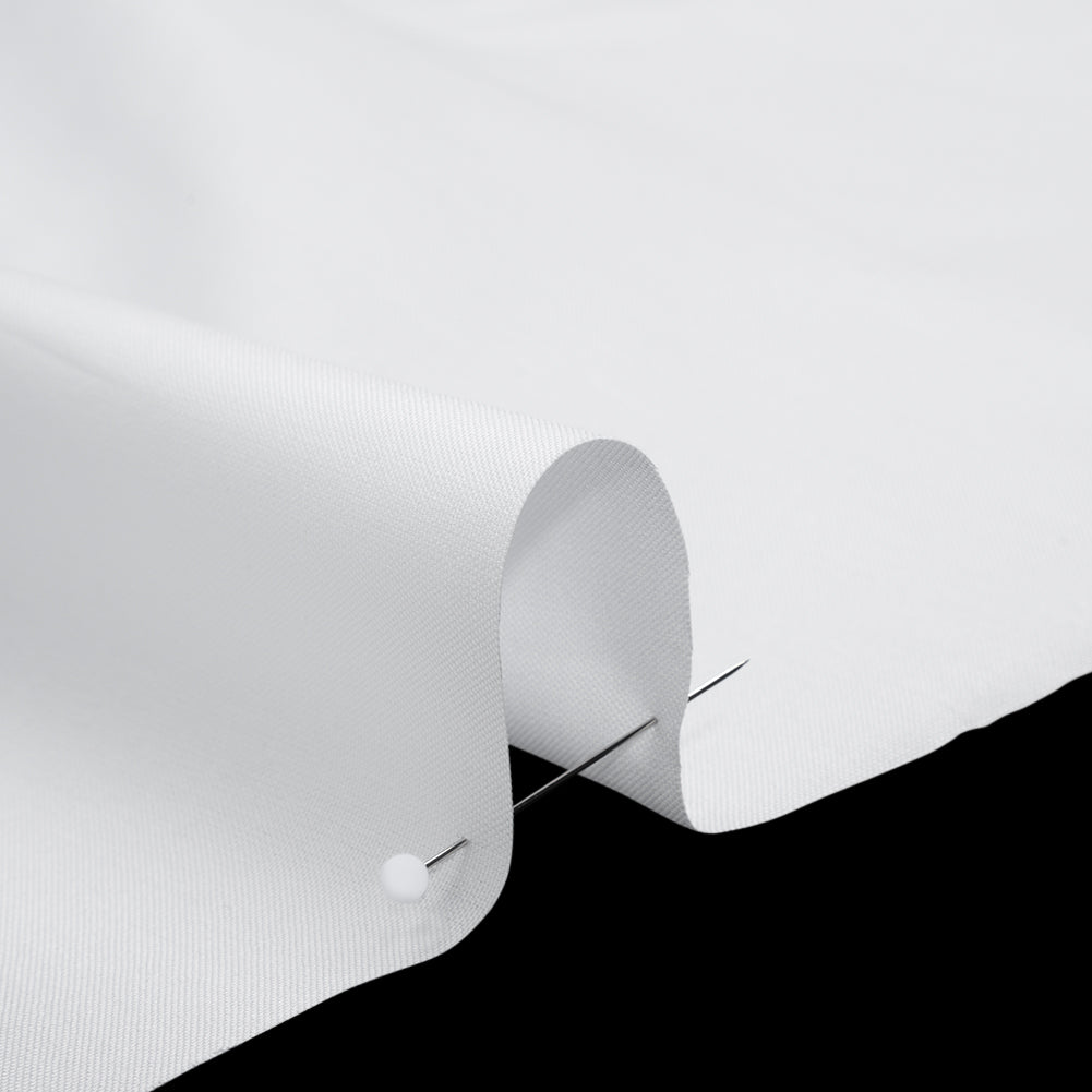 Cotton Shirting - White - Deadstock Detail
