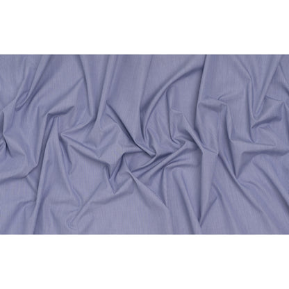 Cotton Shirting - Blue and White Narrow Stripes - Deadstock Full
