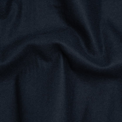 Undercollar Wool Felt with Pad Stitched Canvas Backing Made in Italy - Navy Blue and Oatmeal - Deadstock