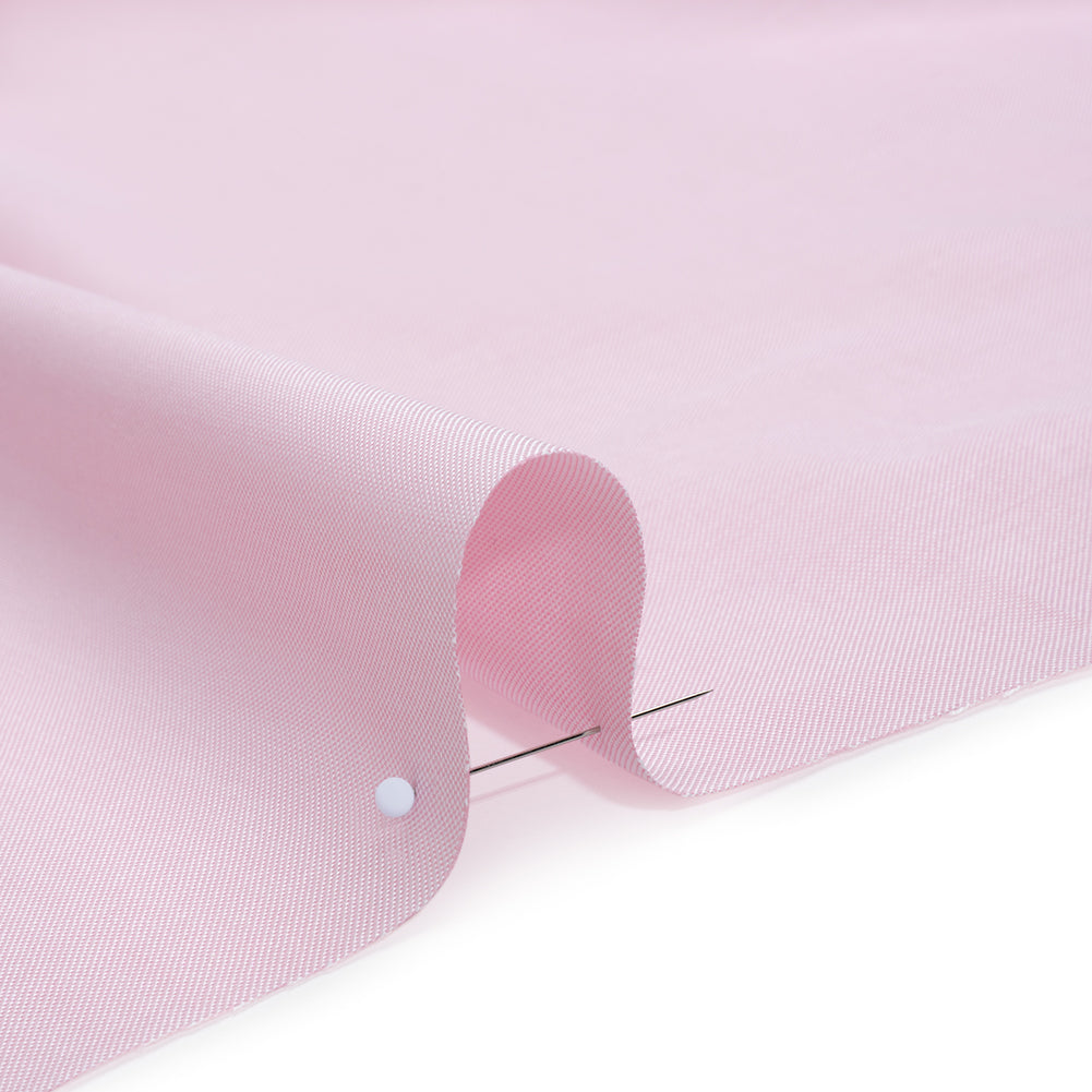 Cotton Oxford Shirting - Candy Pink - Deadstock