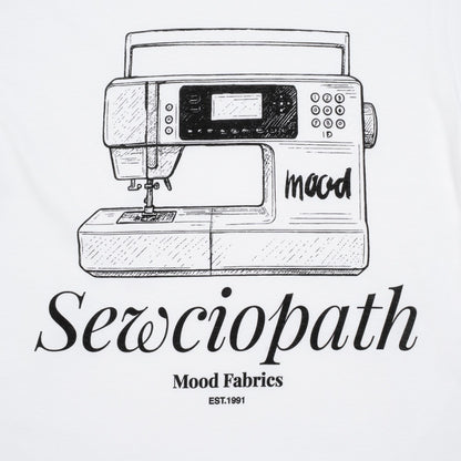 Mood T-Shirt - Unisex Crew Neck - White Sewciopath Sewing Machine