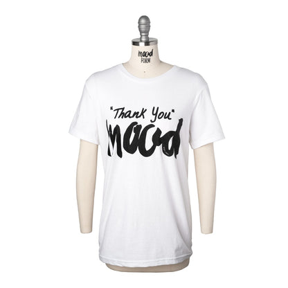 Mood T-Shirt - Unisex Crew Neck - White Thank You Mood Full