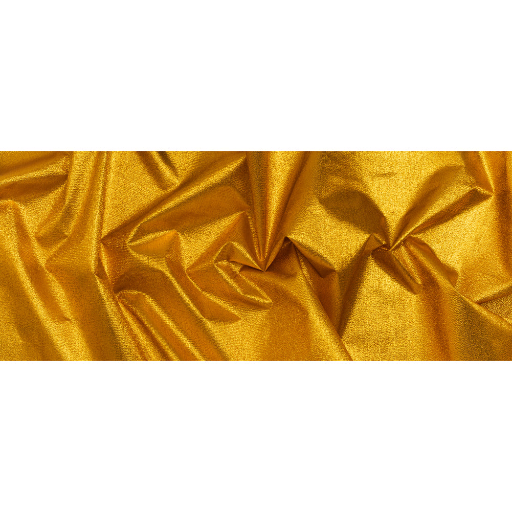 Woven Lame - Metallic Yellow Gold