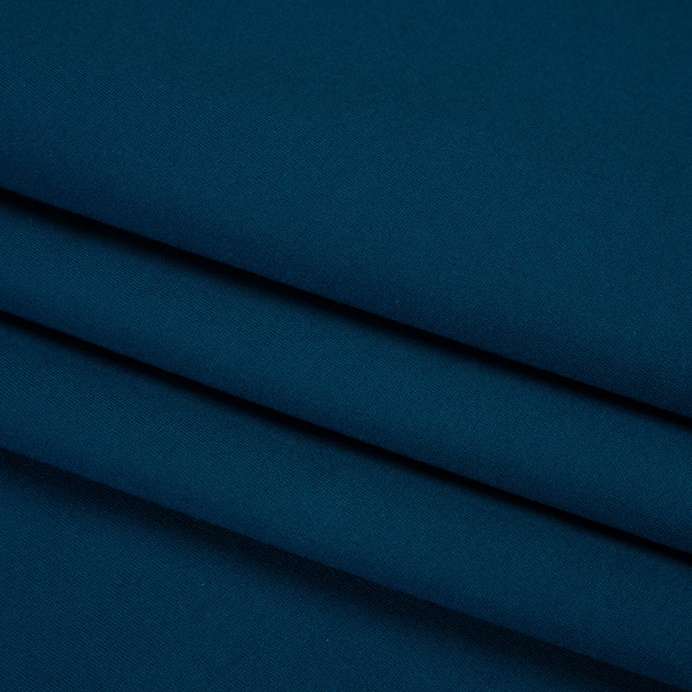Stretch Ponte Knit - Deep Lagoon - Papilio Collection
