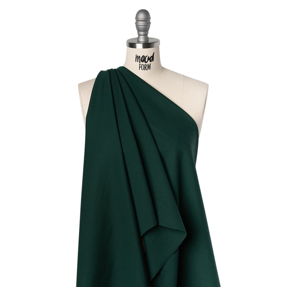 Stretch Ponte Knit - Evergreen - Papilio Collection