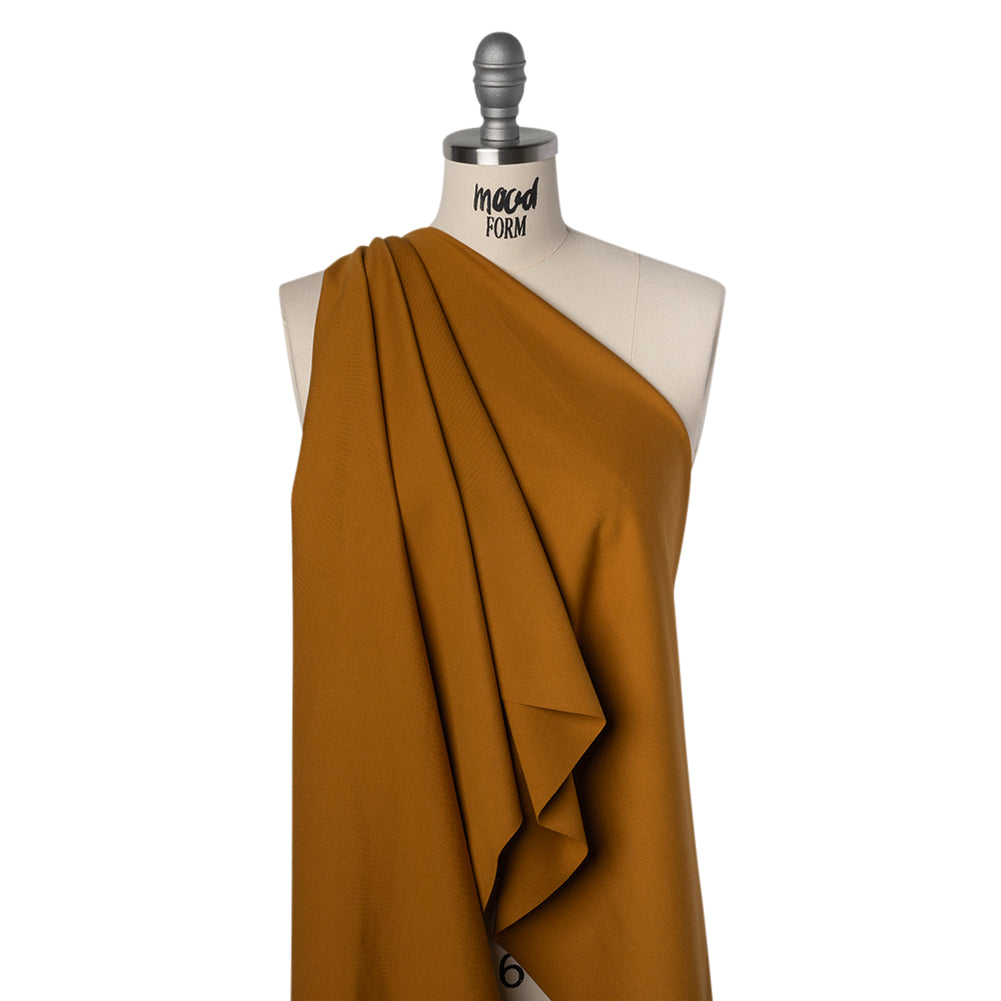 Stretch Ponte Knit - Yellow Ochre - Papilio Collection