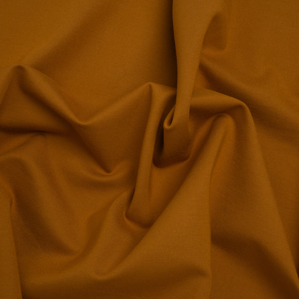 Stretch Ponte Knit - Yellow Ochre - Papilio Collection