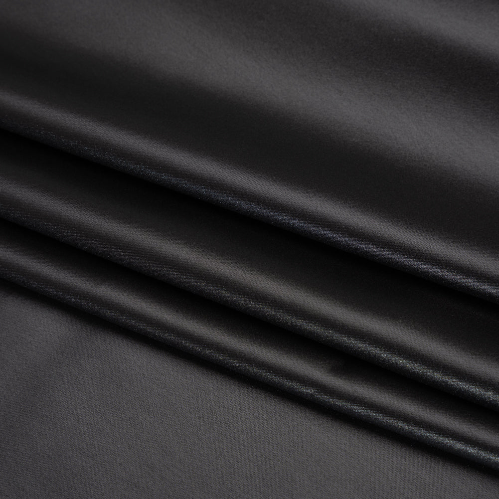 Polyester Liquid Charmeuse - Black