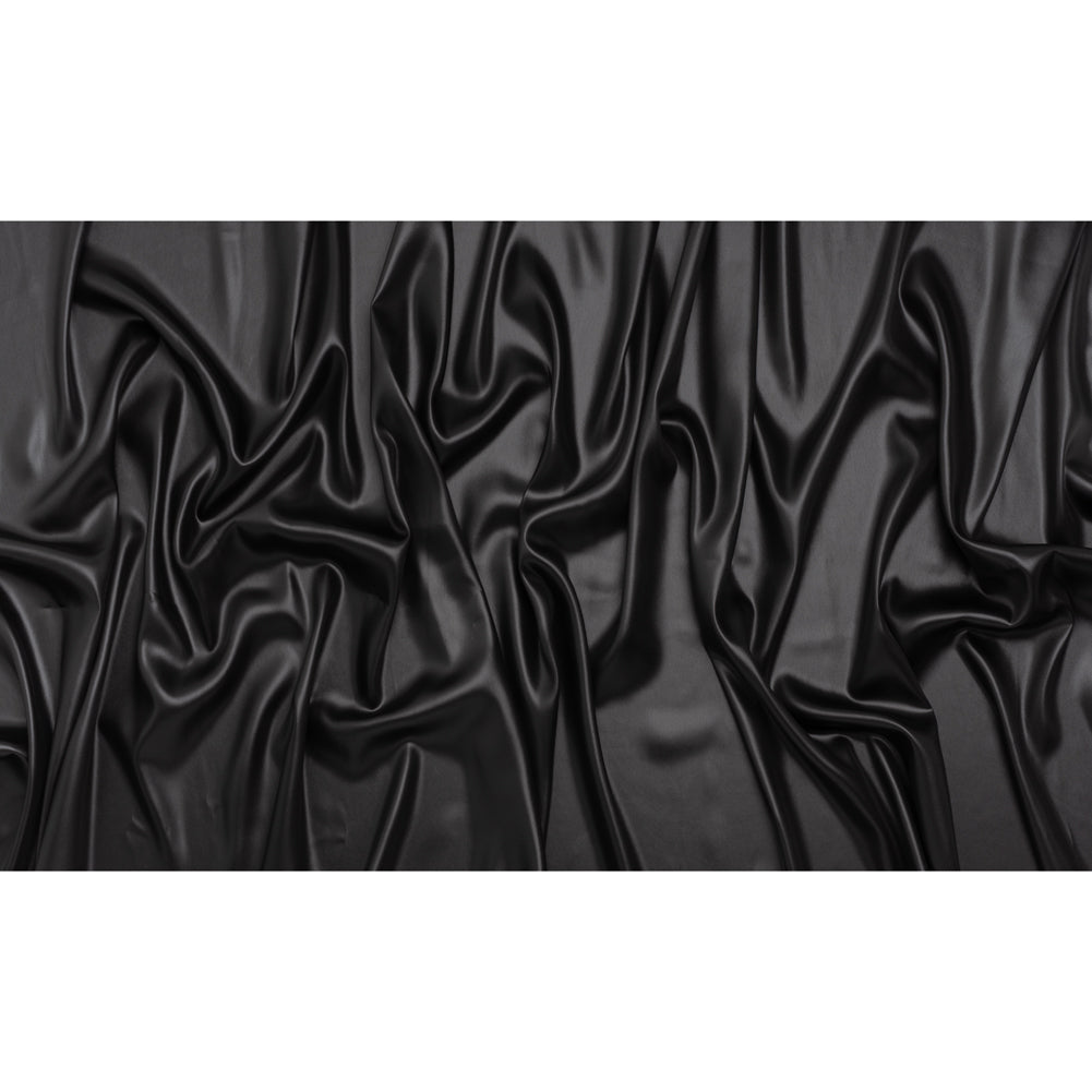 Polyester Liquid Charmeuse - Black
