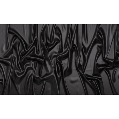 Polyester Liquid Charmeuse - Black