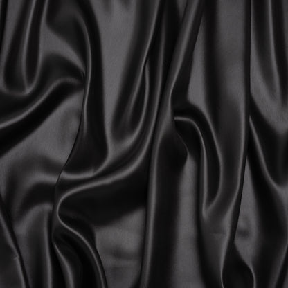 Polyester Liquid Charmeuse - Black