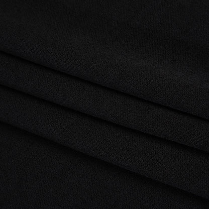 Polyester Crepe Back Satin - Black