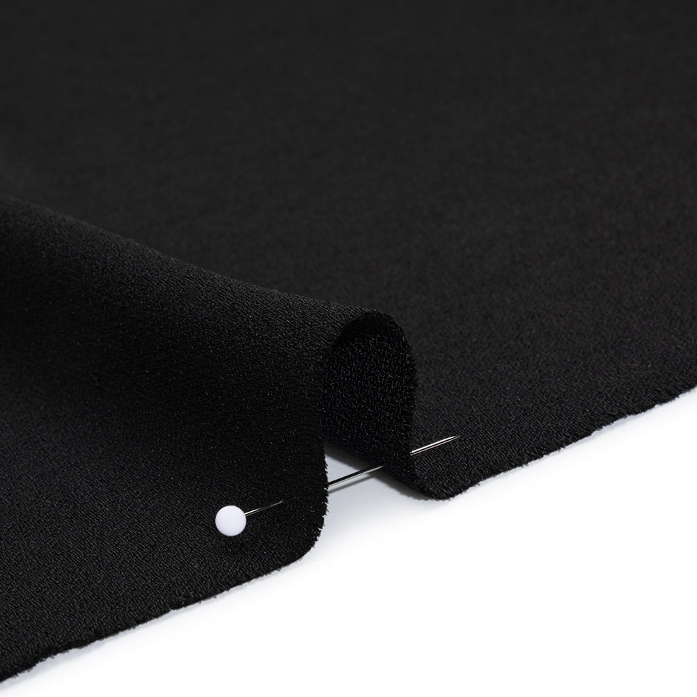 Polyester Crepe Back Satin - Black