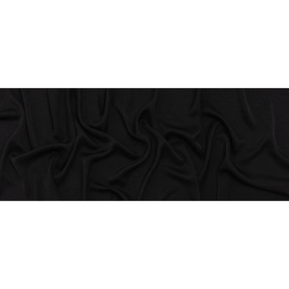 Polyester Crepe Back Satin - Black