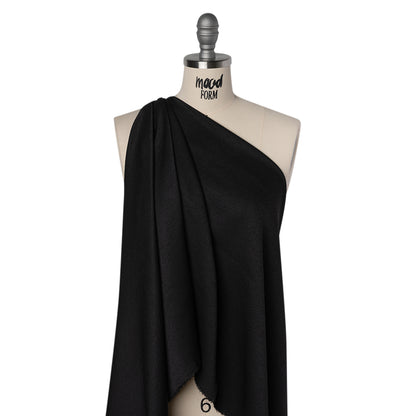 Polyester Crepe Back Satin - Black