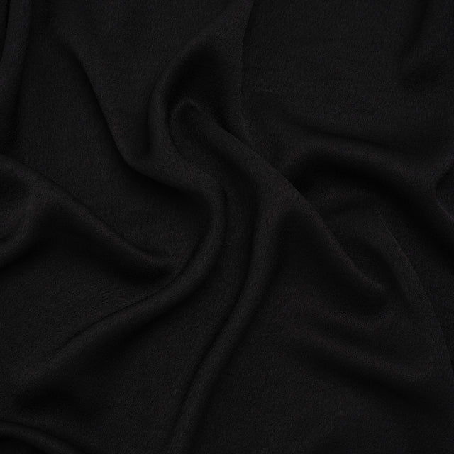 Polyester Crepe Back Satin - Black