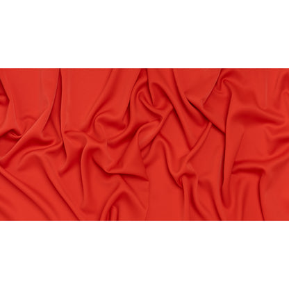 Satin Faced Polyester Crepe by Trina Turk - Radcliffe Red - Designer Deadstock Full