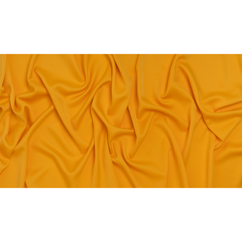 Satin Faced Polyester Crepe by Trina Turk - Saffron Yellow - Designer Deadstock - Full