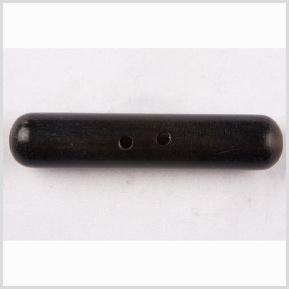 Black Rod-Shaped Horn 2 Hole Toggle - 142L/90mm