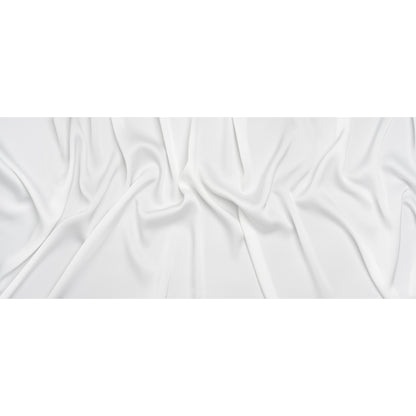 Soft Double Face Polyester Twill - White - Viola Collection