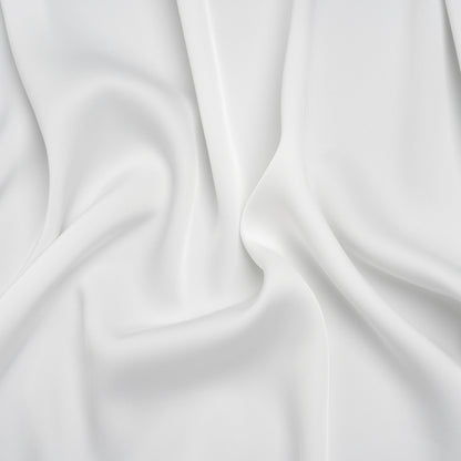 Soft Double Face Polyester Twill - White - Viola Collection