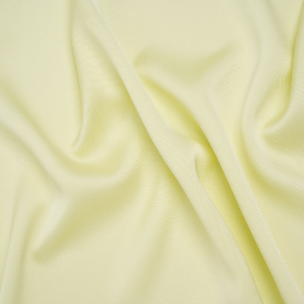 Soft Double Face Polyester Twill - Pale Lime Green - Viola Collection