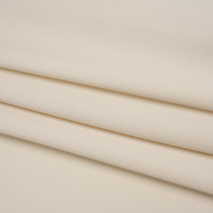 Soft Double Face Polyester Twill - Oatmeal - Viola Collection Folded