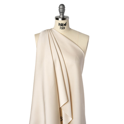 Soft Double Face Polyester Twill - Oatmeal - Viola Collection Drape