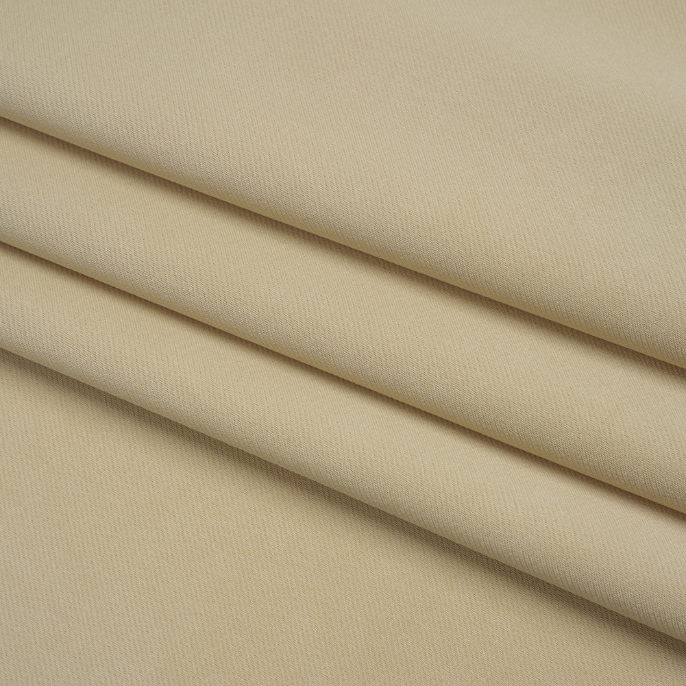 Soft Double Face Polyester Twill - Beige - Viola Collection - Folded