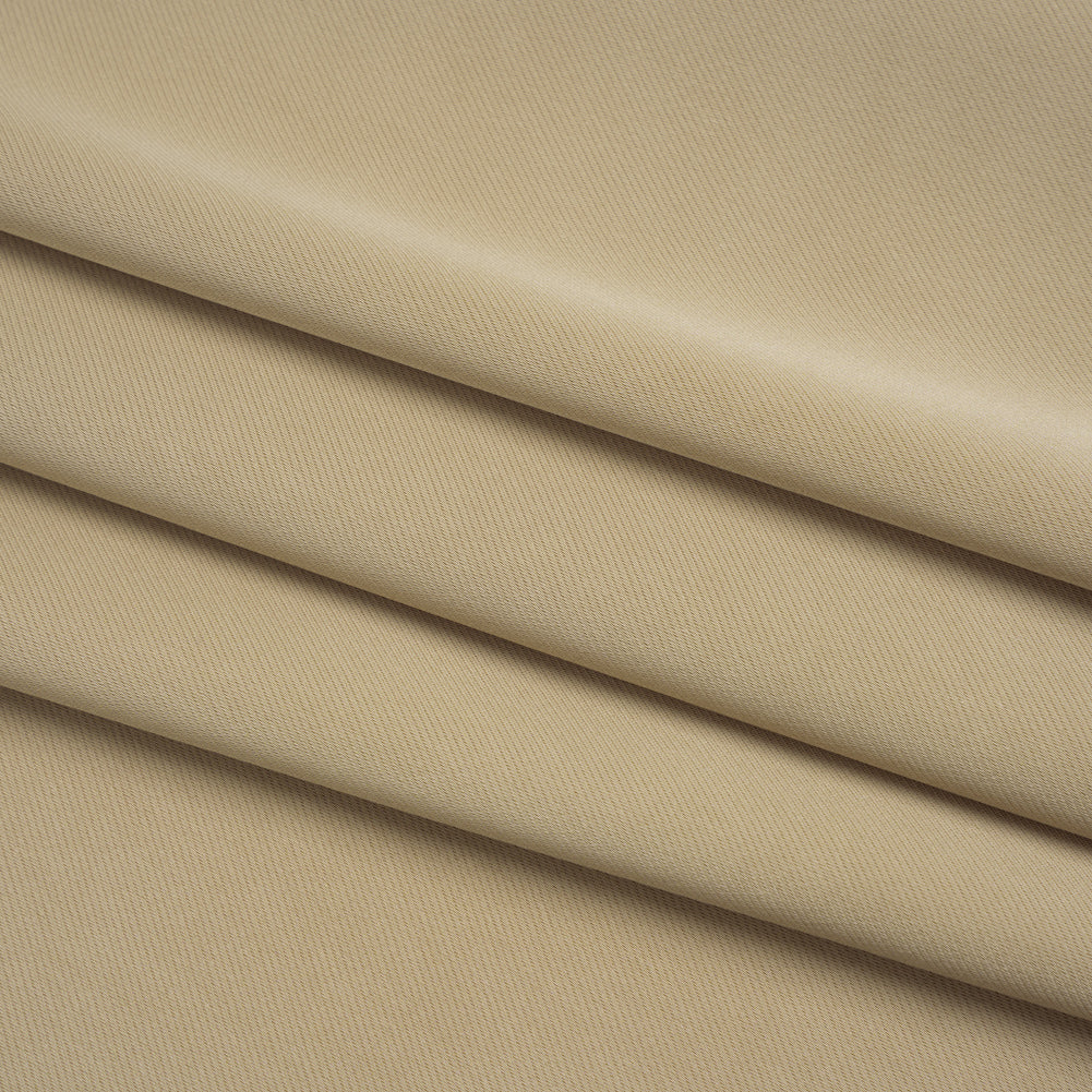 Soft Double Face Polyester Twill - Sesame Beige - Viola Collection Detail